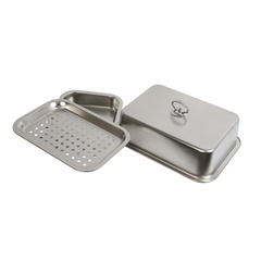 Kit cuisson vapeur : plat, support ajouré et cloche
