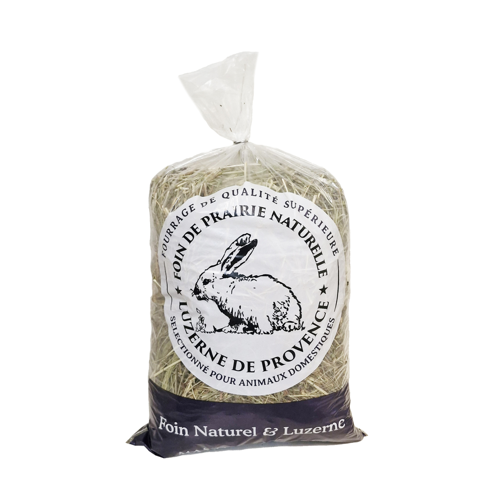 Foin de prairie naturelle à la luzerne - 500g