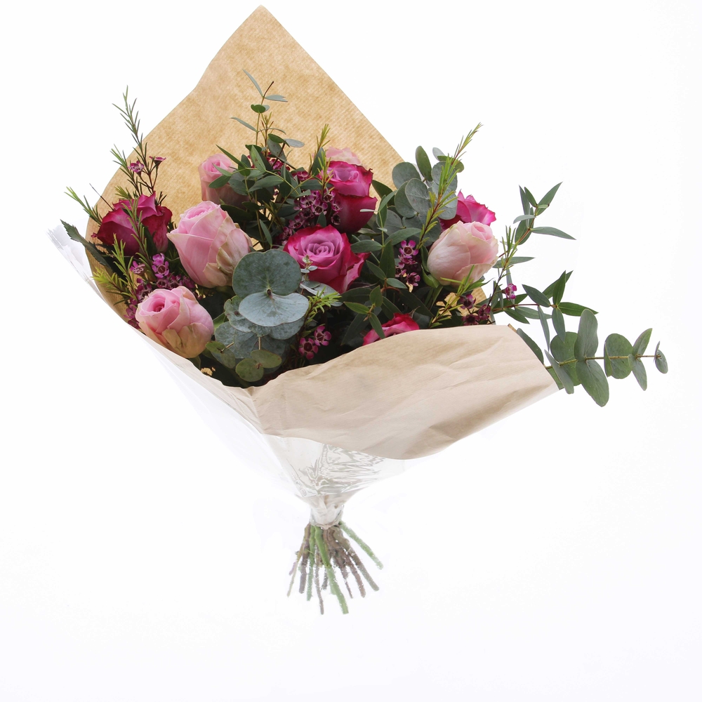 Bouquet de fleurs ''St valentin Pink'' 20 tiges