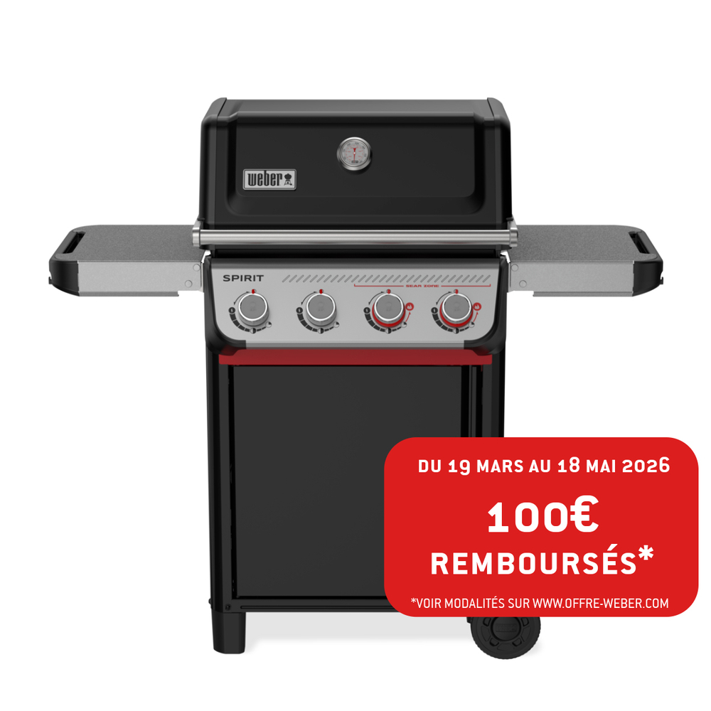 Barbecue à gaz Spirit E-425 mix, plancha émaillée