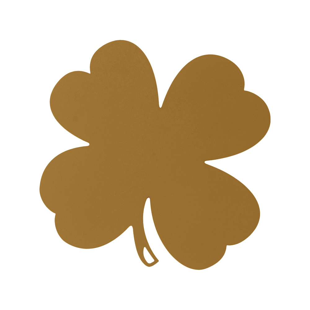 Dessous de plat Trèfle, coloris pain d'épice - D27cm