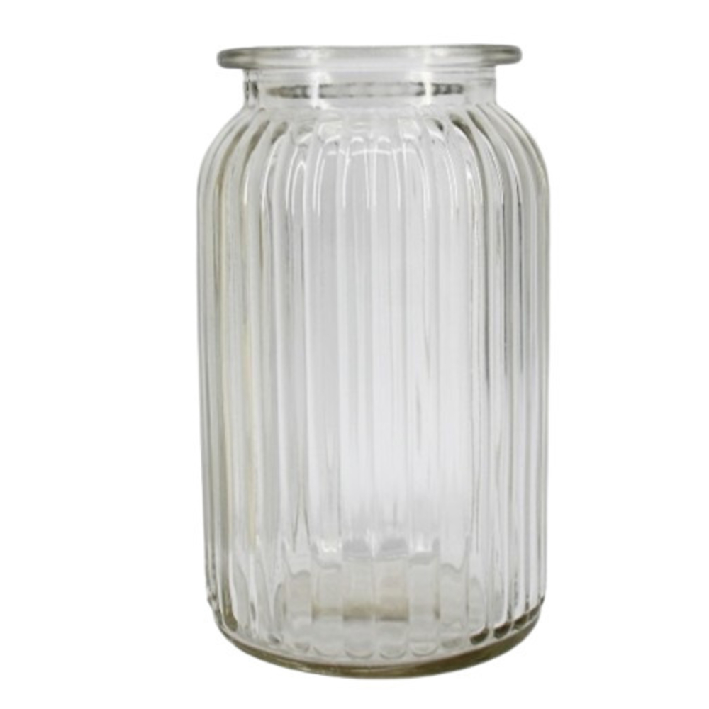 Vase Praag en verre - D.9.5/11xH.18cm