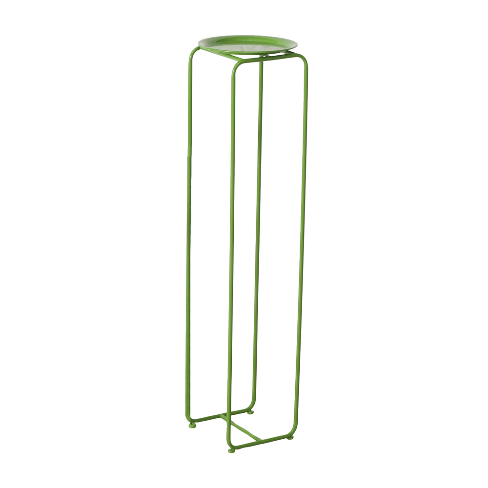 Sellette Hanka, coloris vert - H.116xD.28cm