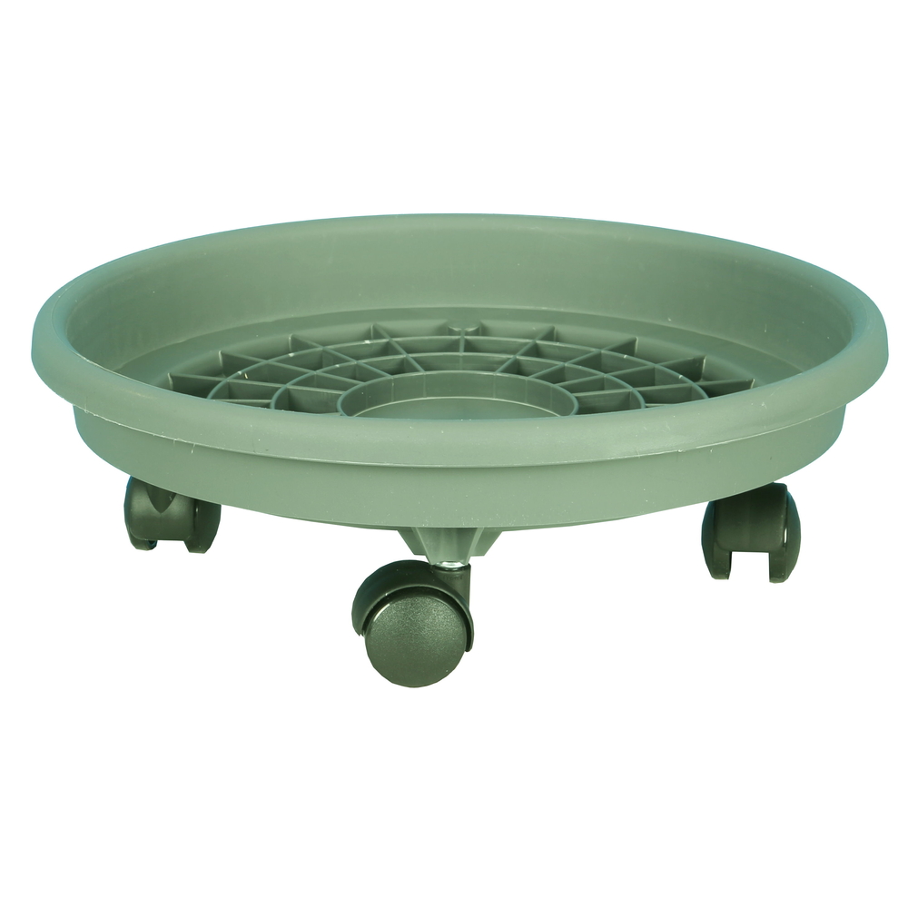 Soucoupe roulettes 31, vert argile