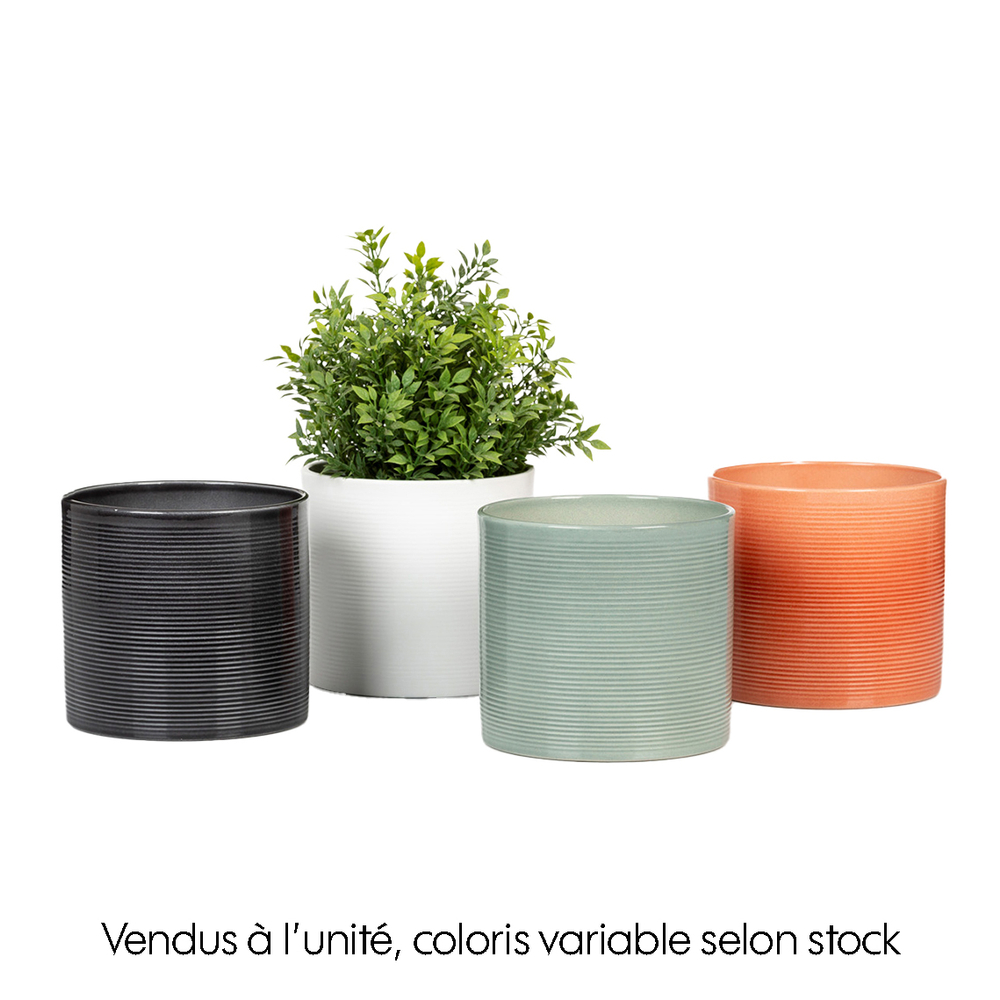 Mini cache-pot en céramique - D.9cm