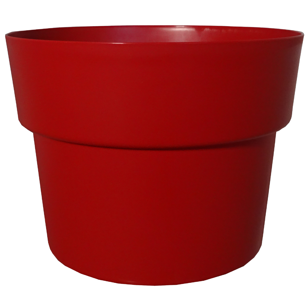 Pot rond CocoriPot, coloris rubis - D.58xH.44cm