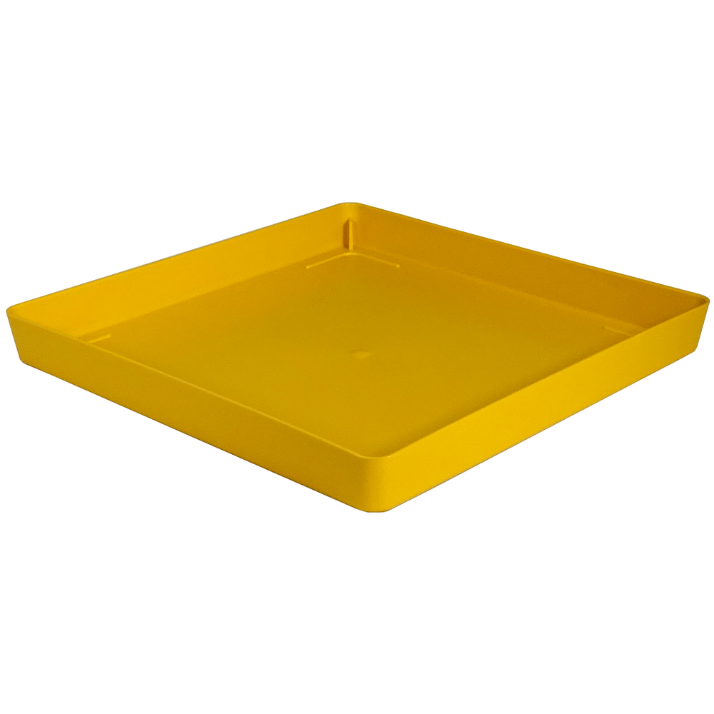 Soucoupe carrée Enzo 40cm Pollen, pour pot carré Enzo 50cm, coloris 