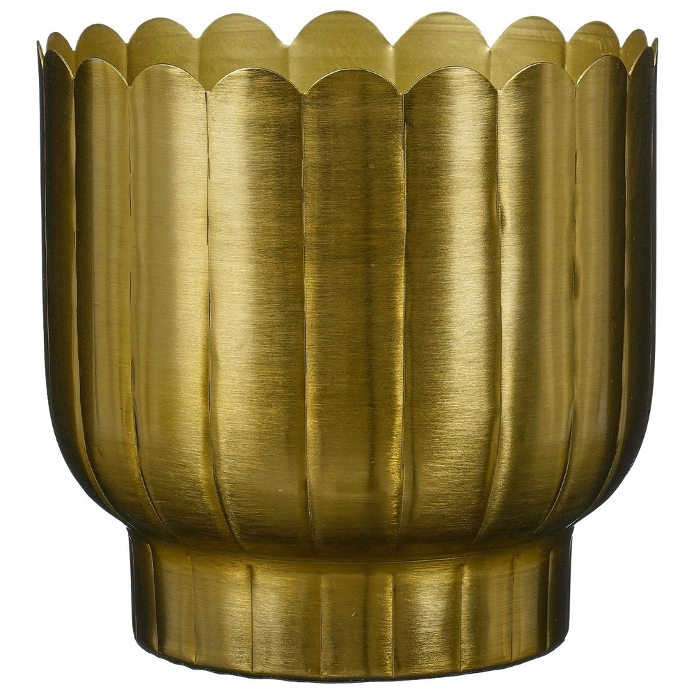 Cache-pot Barton or - h20xd20cm