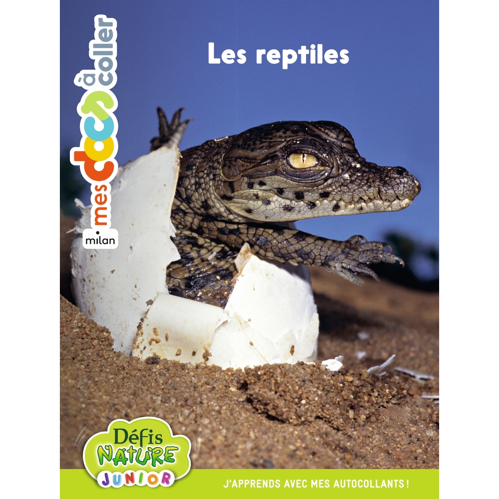 Livre pour enfant, mes docs à coller : les reptiles