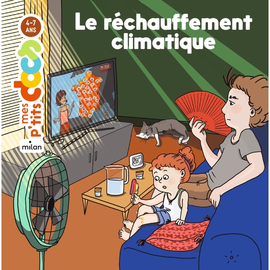 Livre pour enfant, mes p'tits docs : le réchauffement climatique