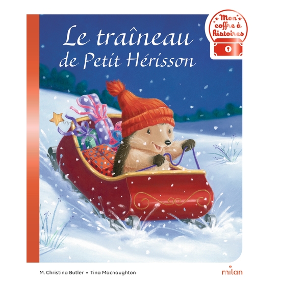 Livre pour enfant, le traineau de petit hérisson