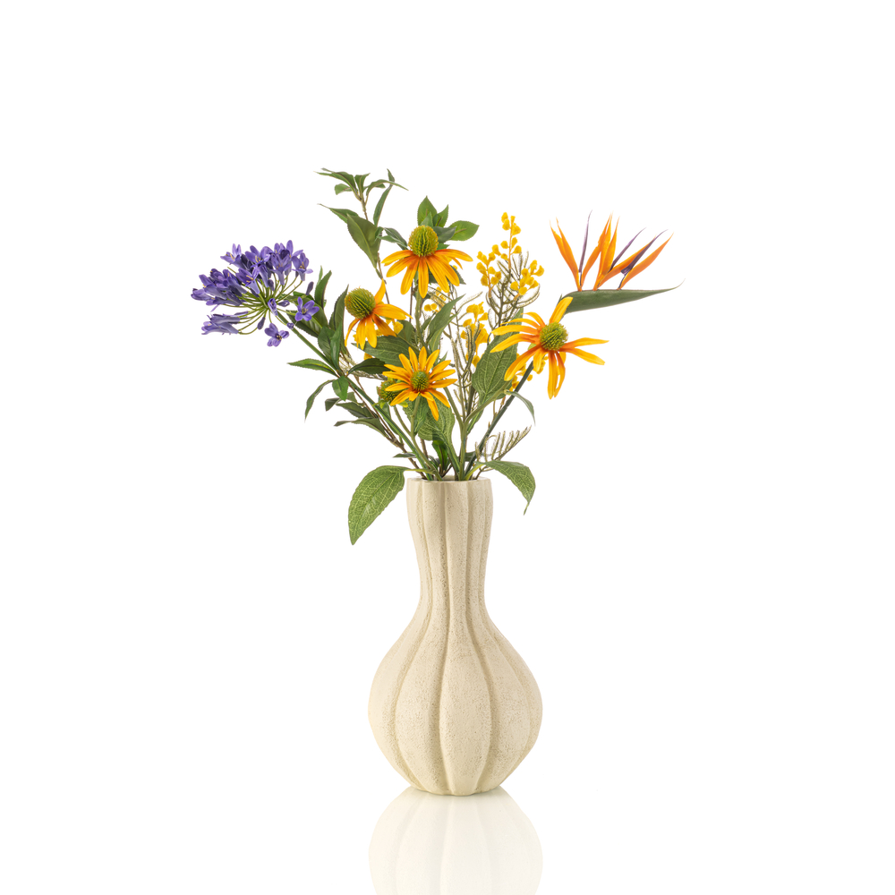 Bouquet exotique de fleurs artificielles - H.52cm