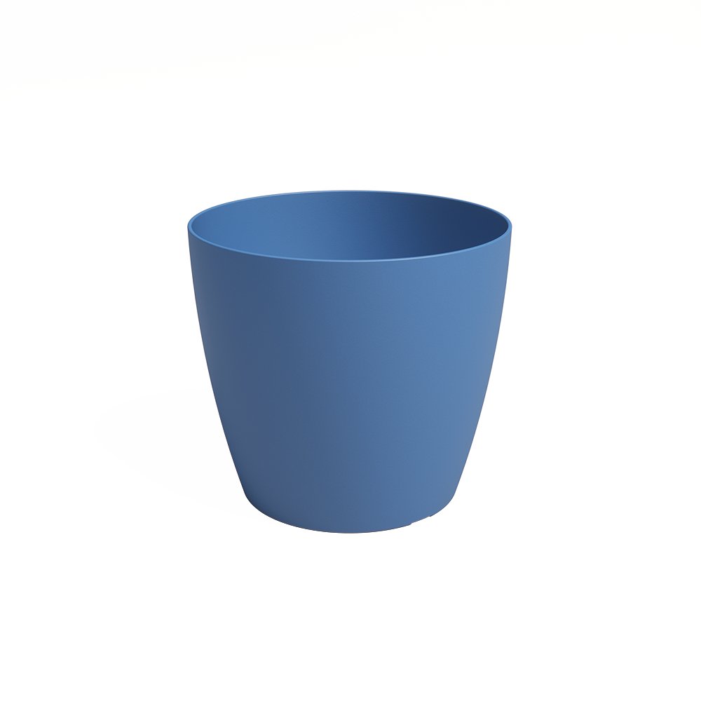 Cache-pot San Remo, coloris bleu jean - D.9cm