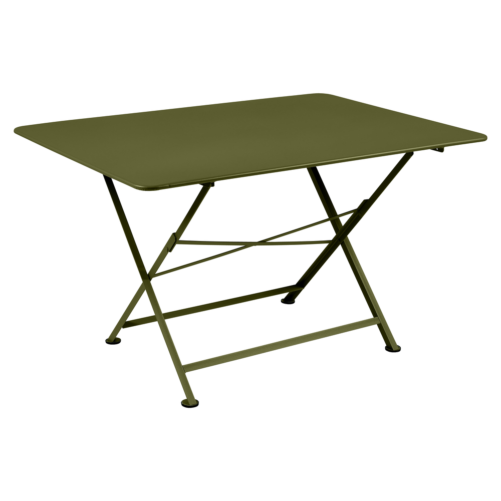 Table cargo, coloris pesto - 90x128 H74cm
