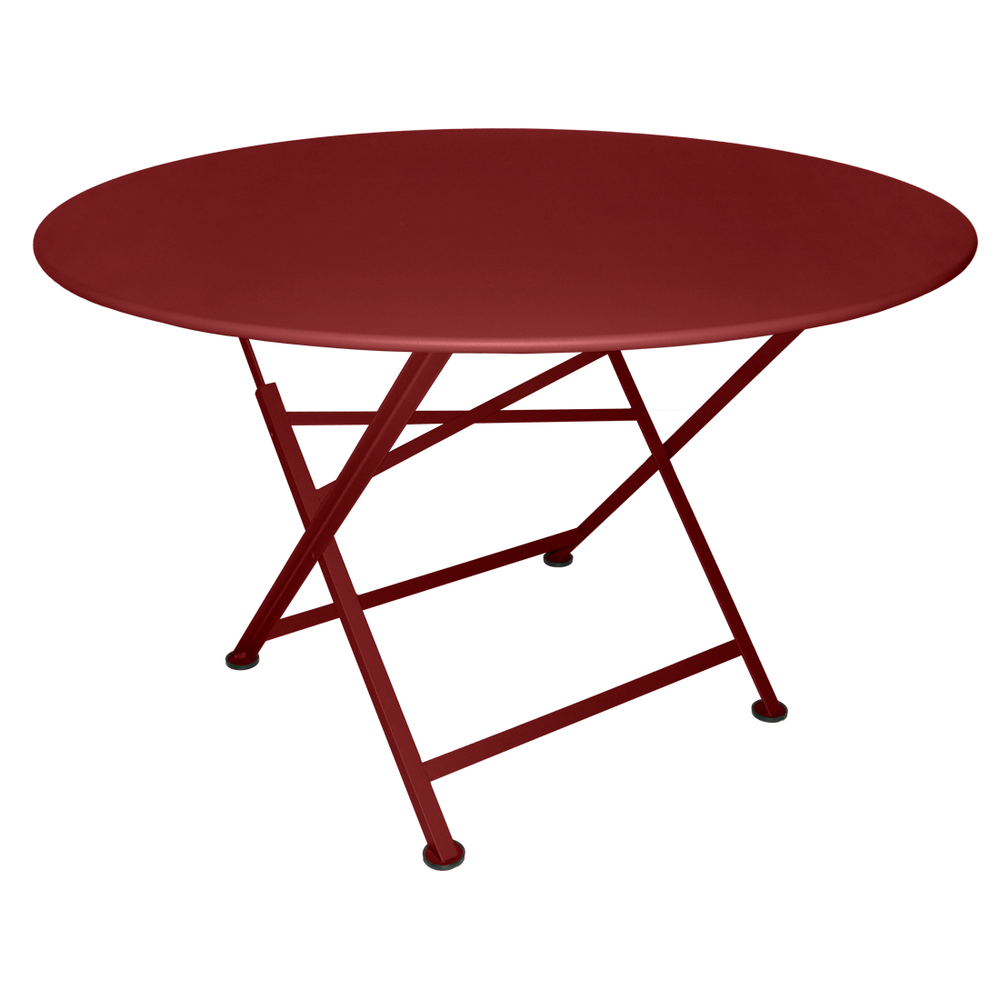 Table Cargo, coloris piment - D117 H74cm