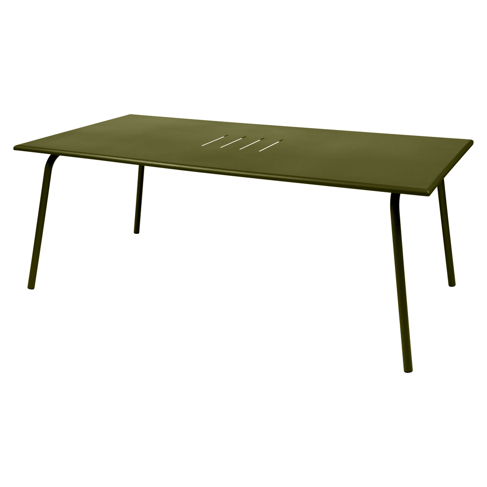 Table Monceau, coloris pesto - 194x94 H74cm