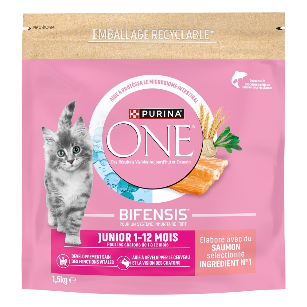 Croquettes Bifensis pour chaton, saveur saumon - 1.5kg