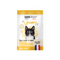 Repas complet "Urinary" au poisson, pour chat adulte - 80g