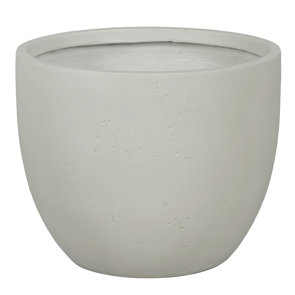 Pot de fleurs Kati oeuf crème - D.54,5xH.42,5cm