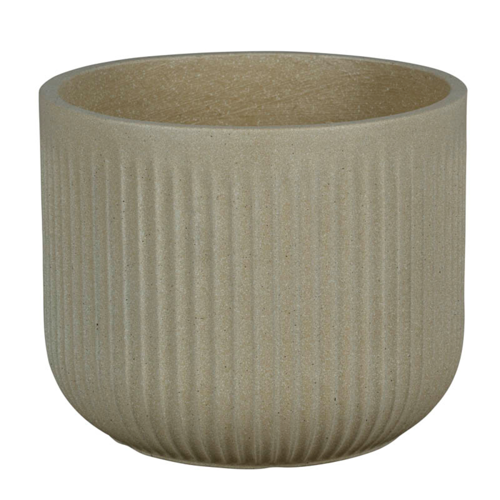 Pot de fleurs Auckland 08I crème - D.37xH.30,5cm