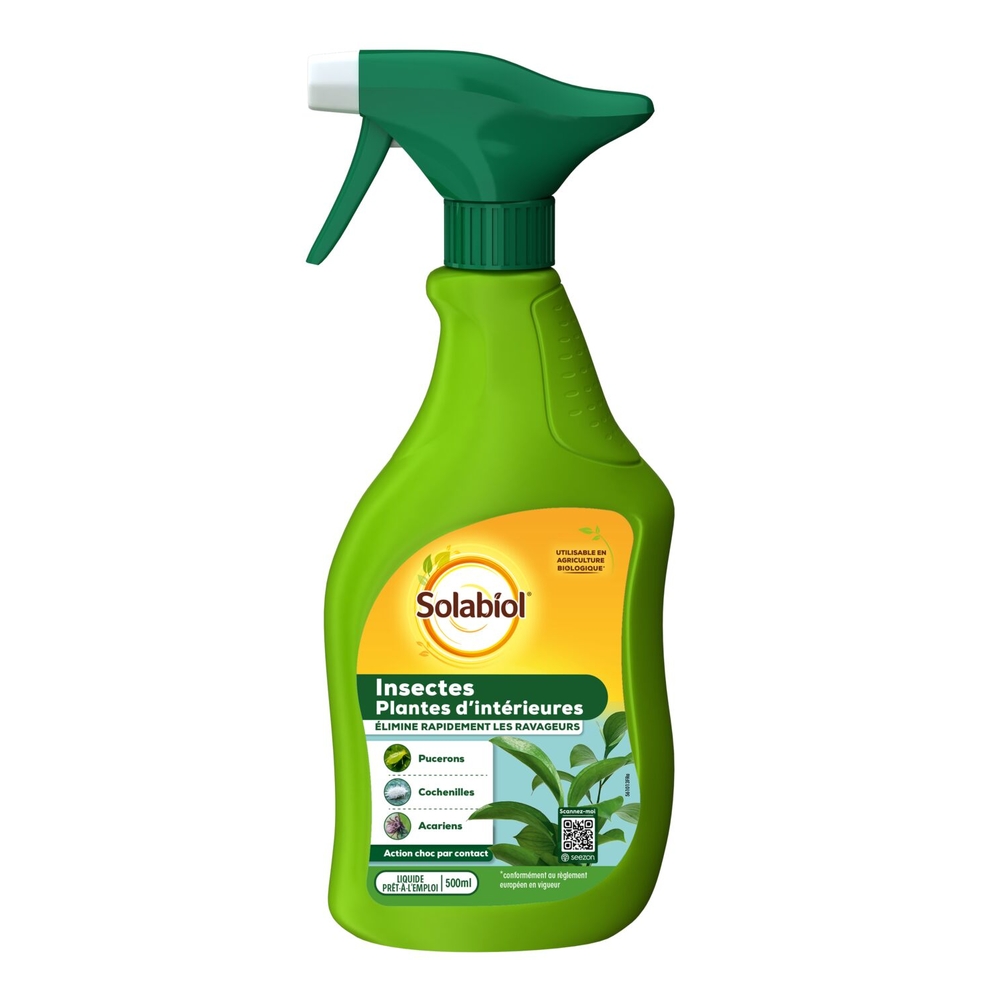 Traitement contre insectes de plantes d'intérieur - 500ml