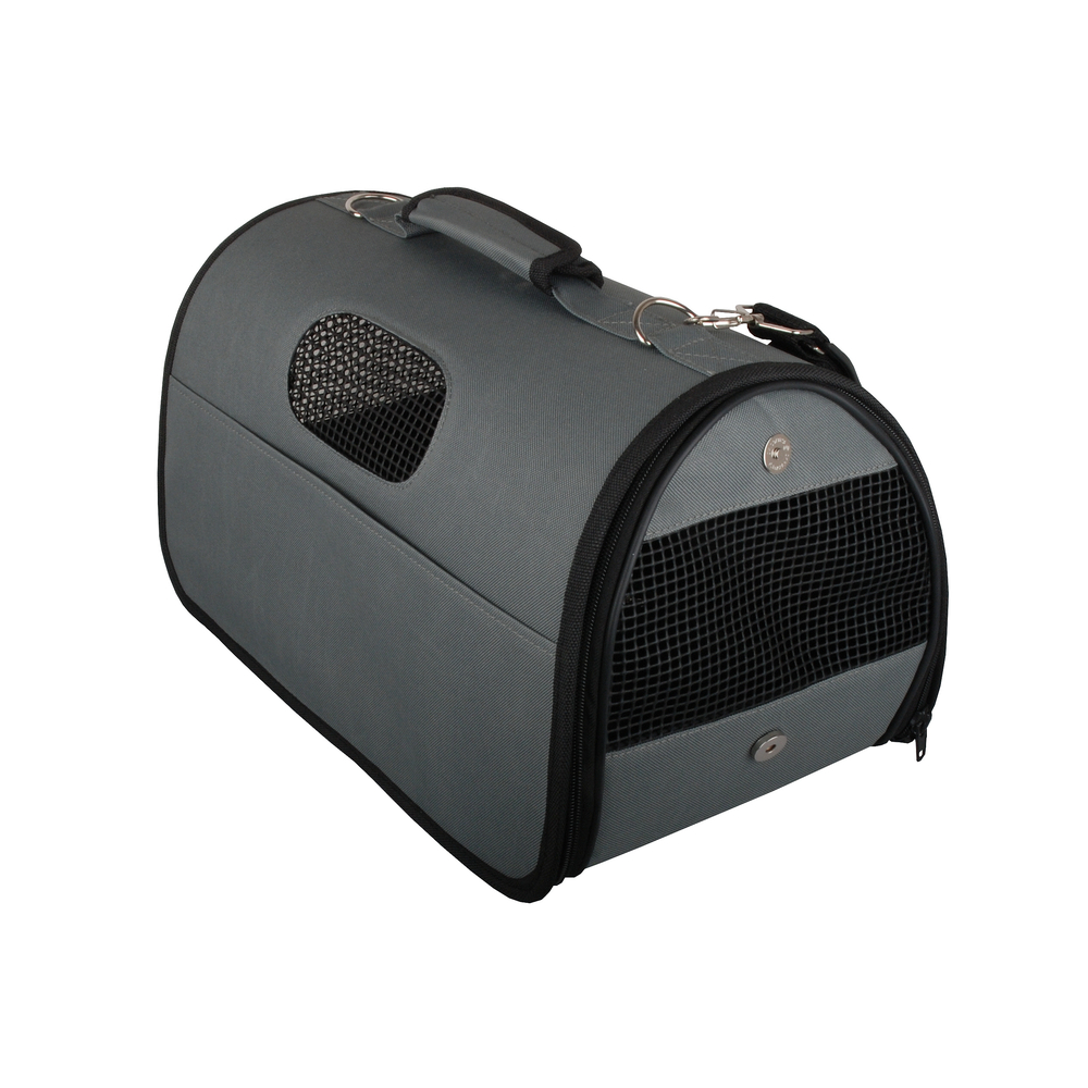 Sac de transport Urban pour chien, coloris gris - L.28xl.48xH.28cm