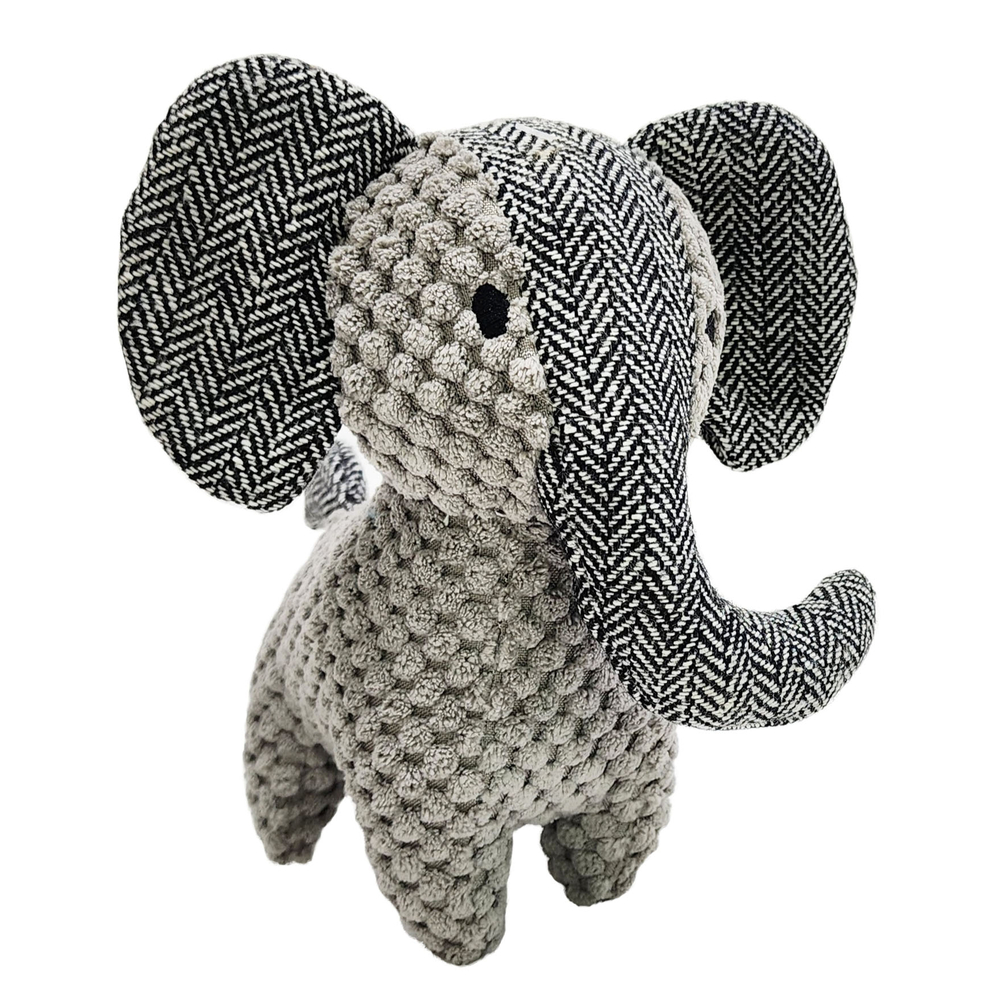Jouet sonore pour chien : peluche éléphant - H.17cm