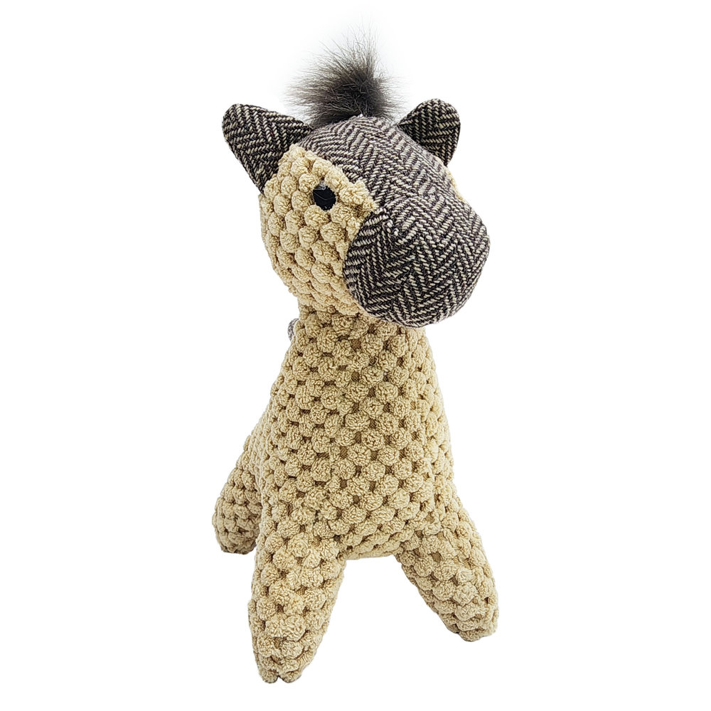 Jouet sonore pour chien : peluche girafe - H.17cm
