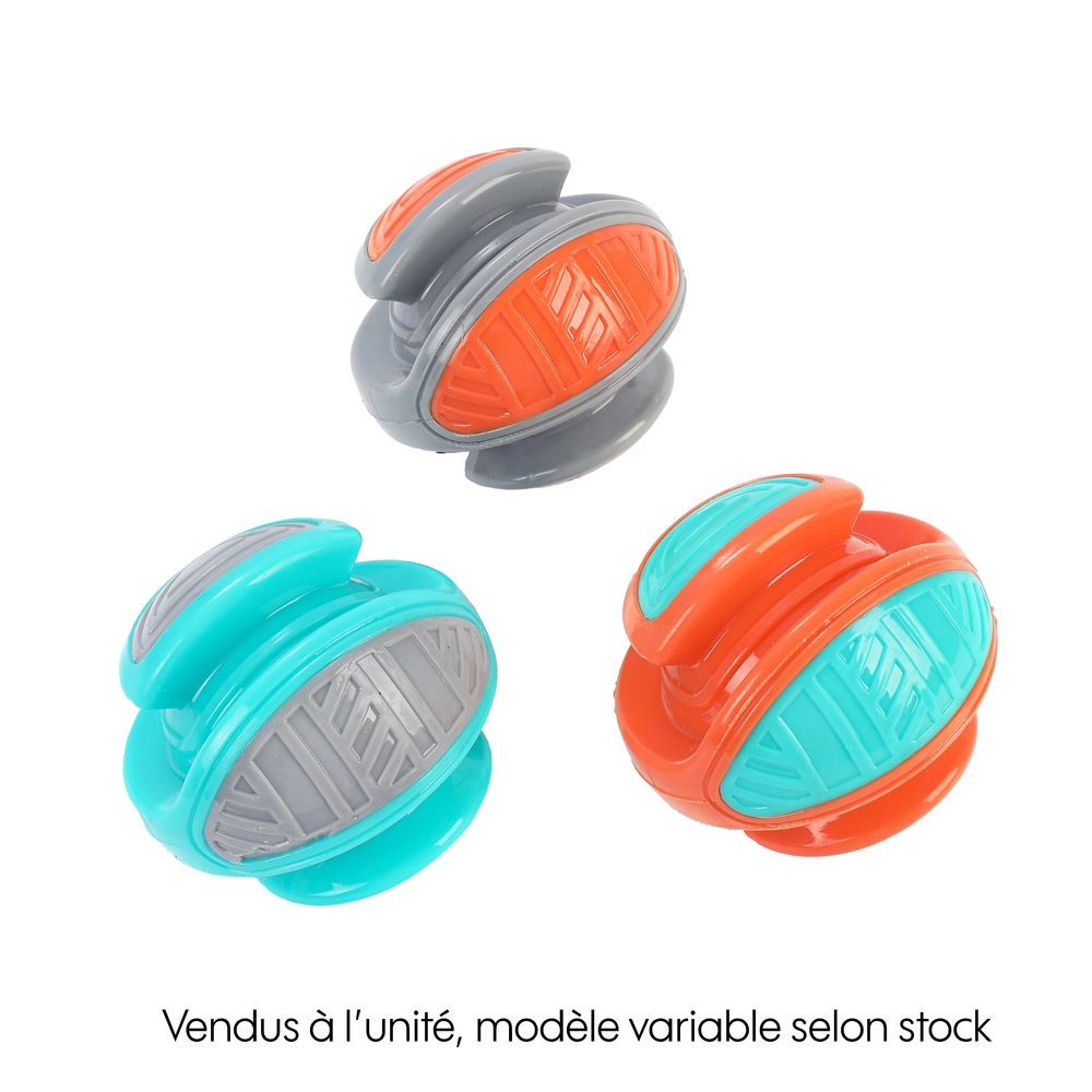 Jouet sonore pour chien : balle ronde avec squeaker - H.10cm