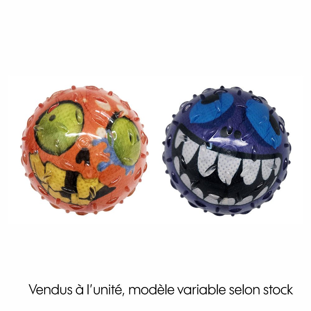 Jouet sonore pour chien : balle Zombiz - H.6cm