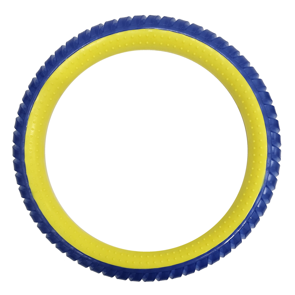 Jouet pour chien : pneu mastik bicolore - H.25,4cm