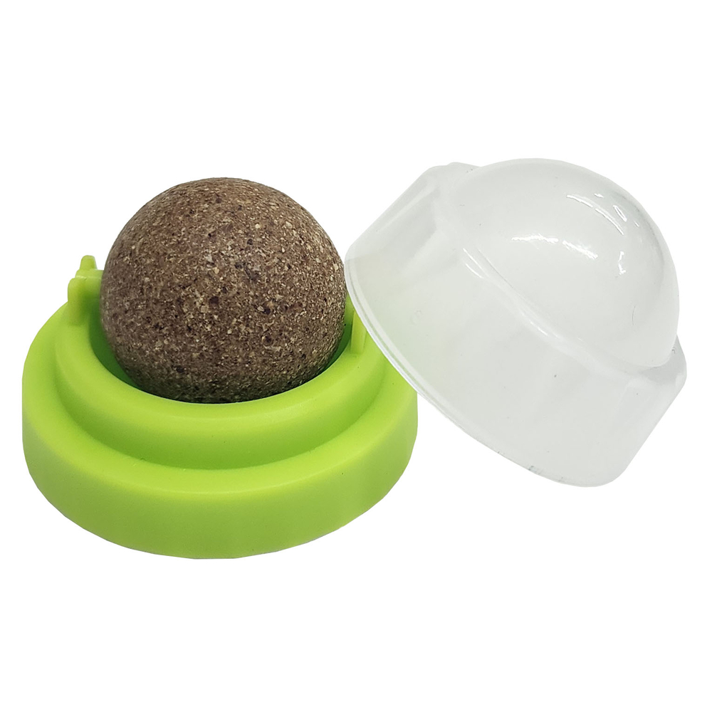 Jouet pour chat : balle herbe à chat - D.3cm 