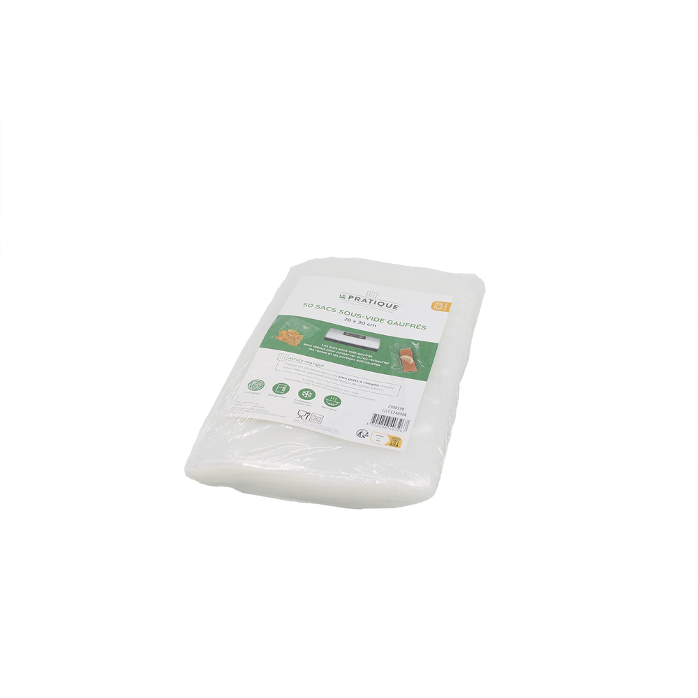 50 sacs sous vide gaufrés L20xl30 cm