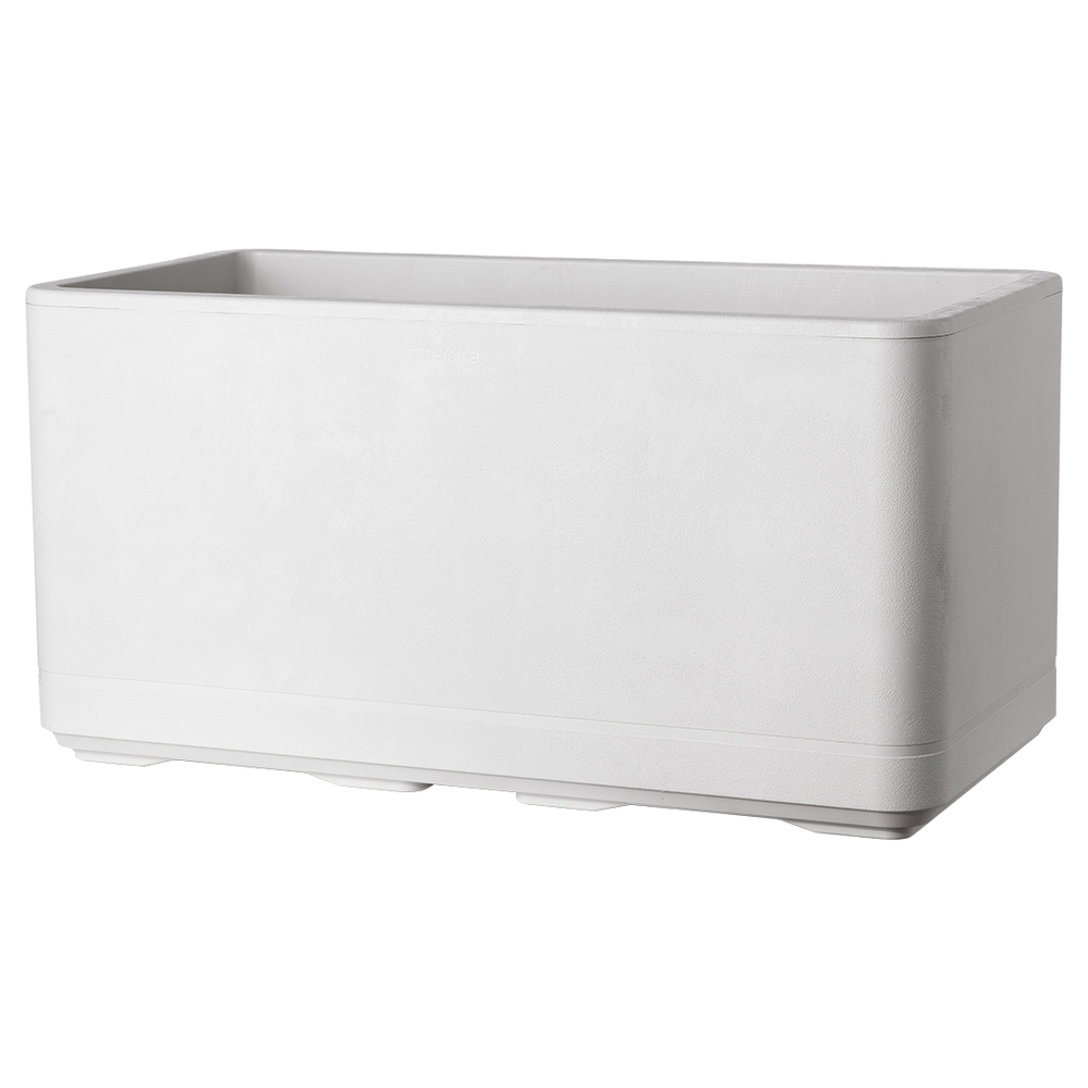 Bac muret Cosmo, à réserve d'eau, coloris perle - L.78cm