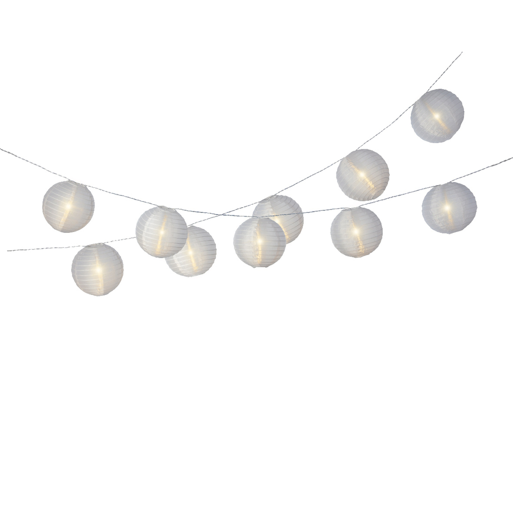 Guirlande décorative, 15 ampoules LED, blanc chaud - 7m