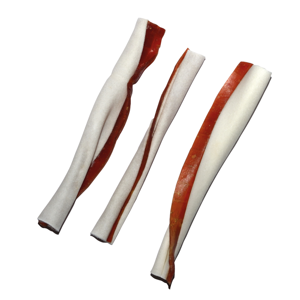 Friandise pour chien, denta Twister au canard, 15cm