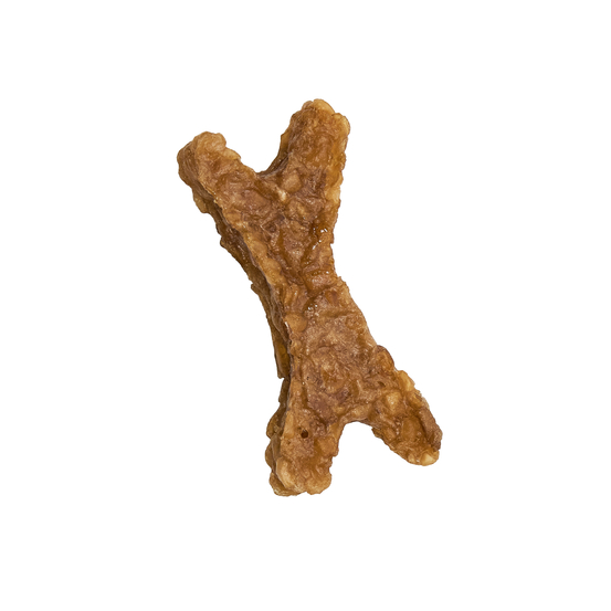 Friandise pour chien, os naturel protect avec canard, 10cm