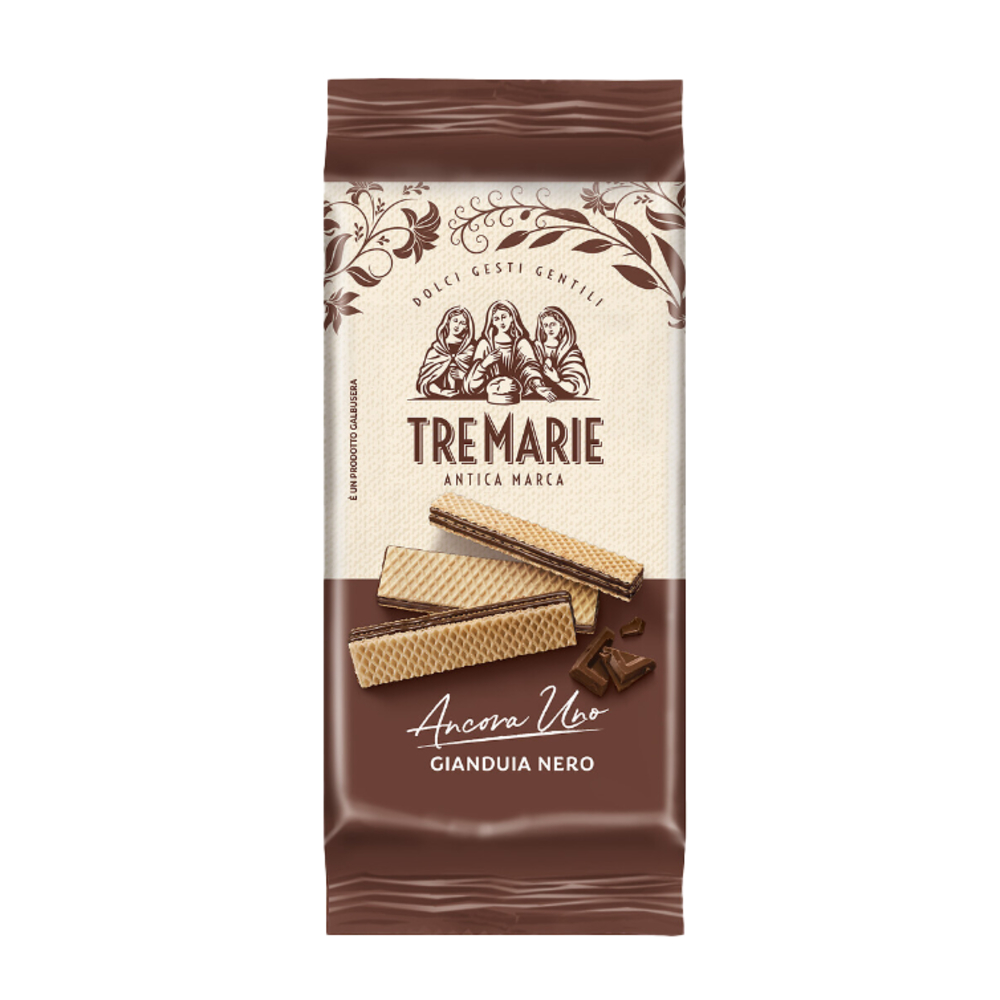 Gaufrettes au chocolat Gianduia noir 36g