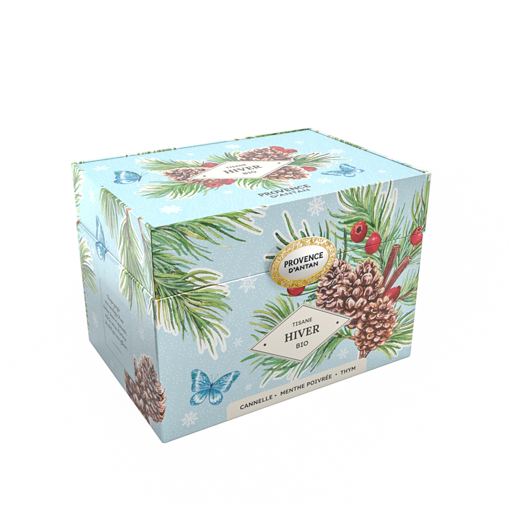 Coffret de tisanes d'hiver bio - 20 sachets