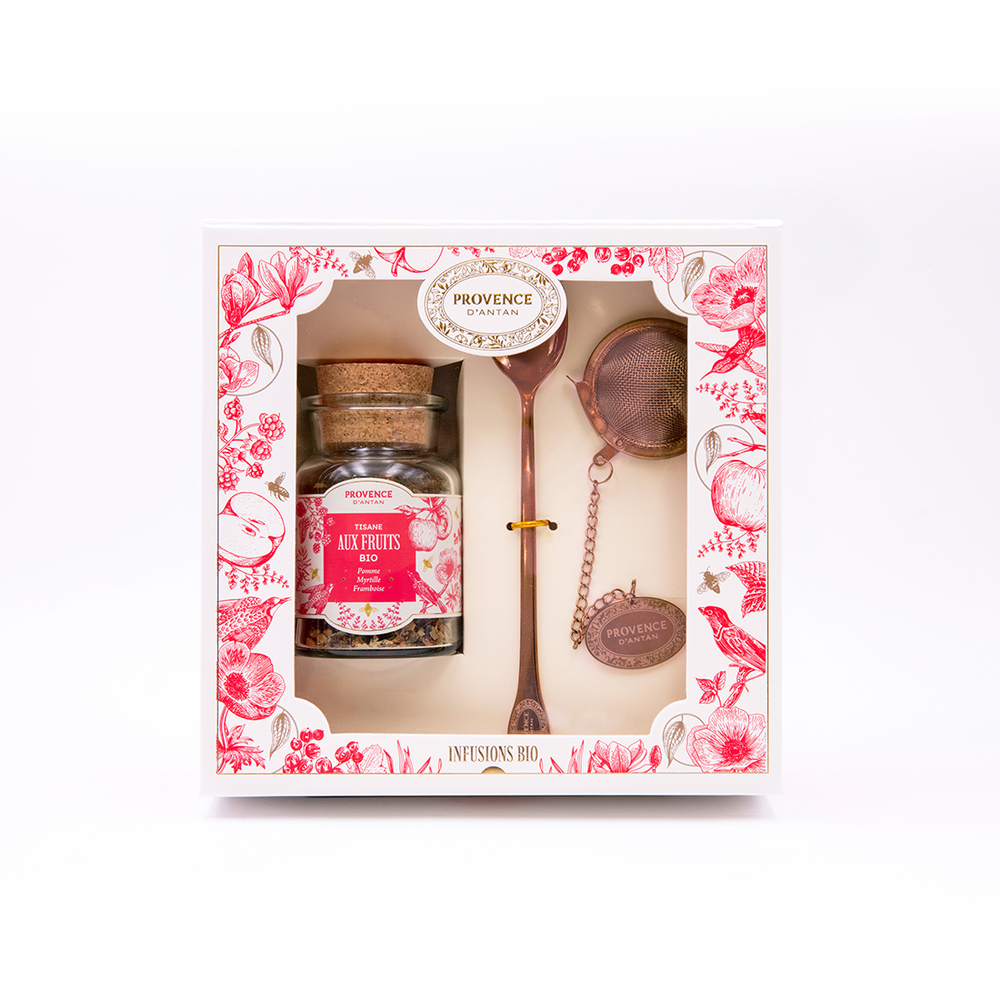 Coffret d'infusions aux fruits bio, en vrac - 45g