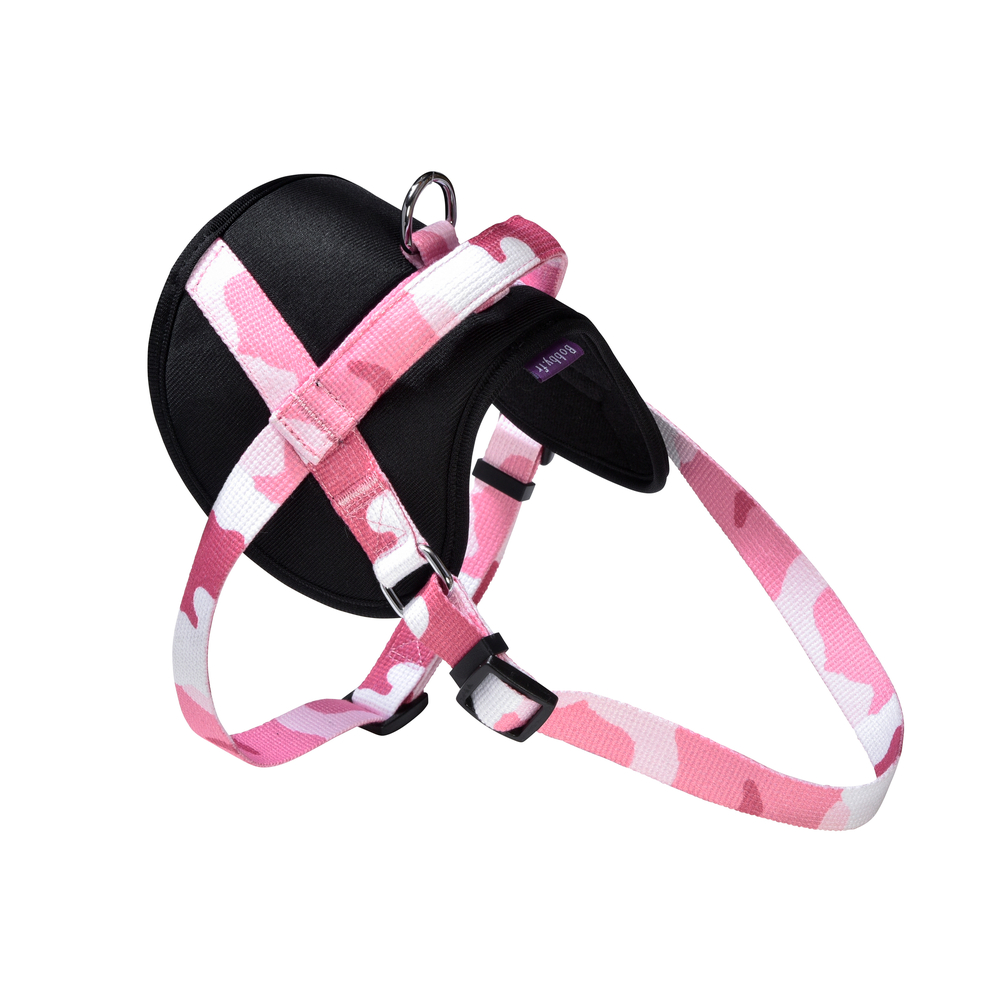 Harnais pour chien Rando camouflage rose S