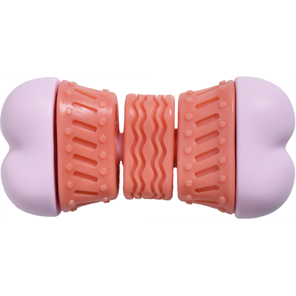 Jouet pour chien cubitus corail H.14,5cm