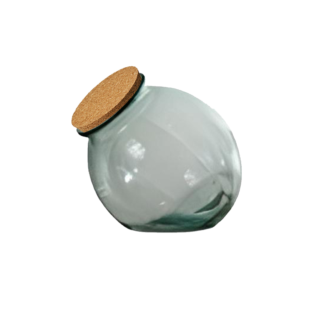 Vase avec bouchon pour terrarium végétal : Ball Flower taille M