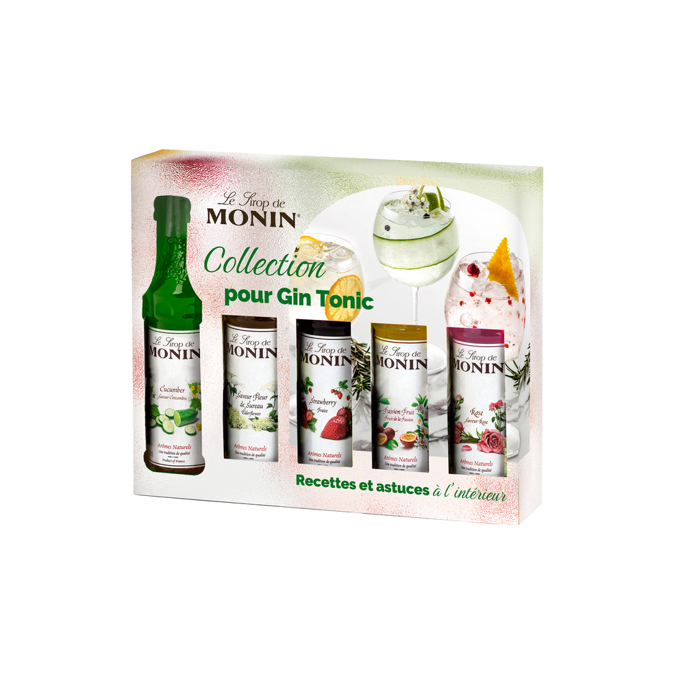 Coffret sirops Monin pour apéritif - 5x5cl