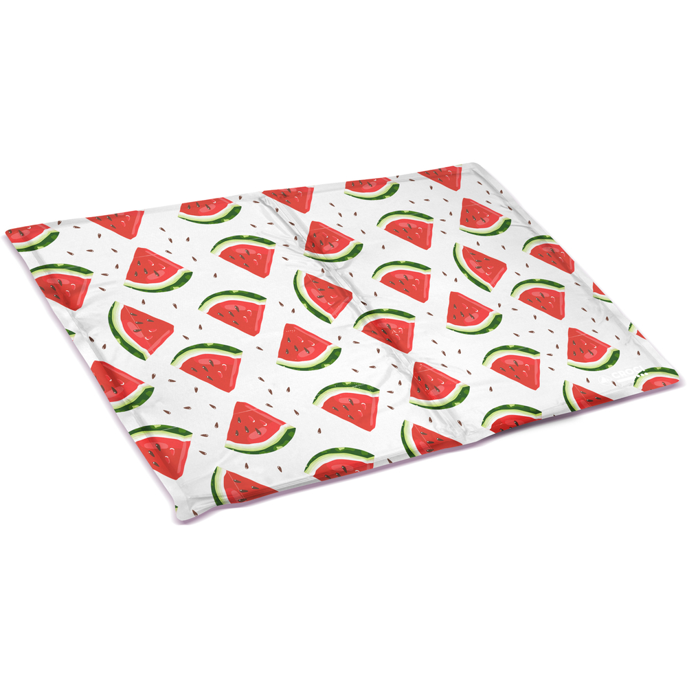 Tapis rafraîchissant pour chien, imprimé pastèque - L.90xl.50cm