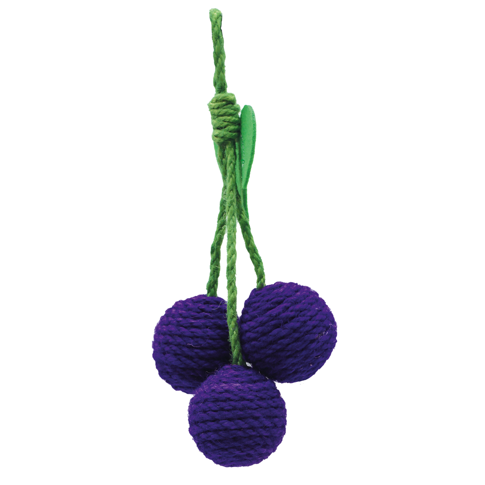 Jouet pour chat : raisins - L.20xl.10xH.4,5cm