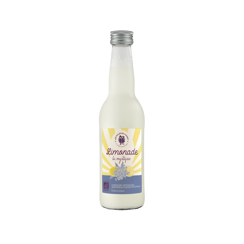 Limonade artisanale agrumes et fleur de sureau, la Mystique bio 33cl 