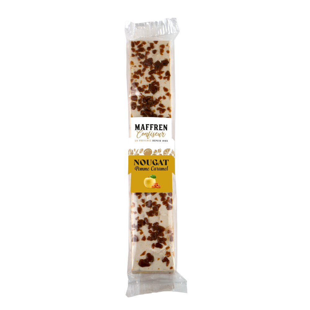 Nougat, pomme caramel : barre 100g