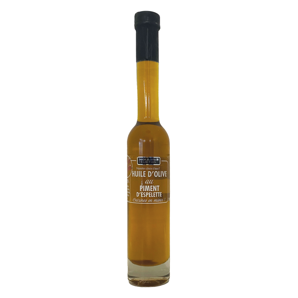 Huile d'olive au piment d'Espelette bio - 200ml
