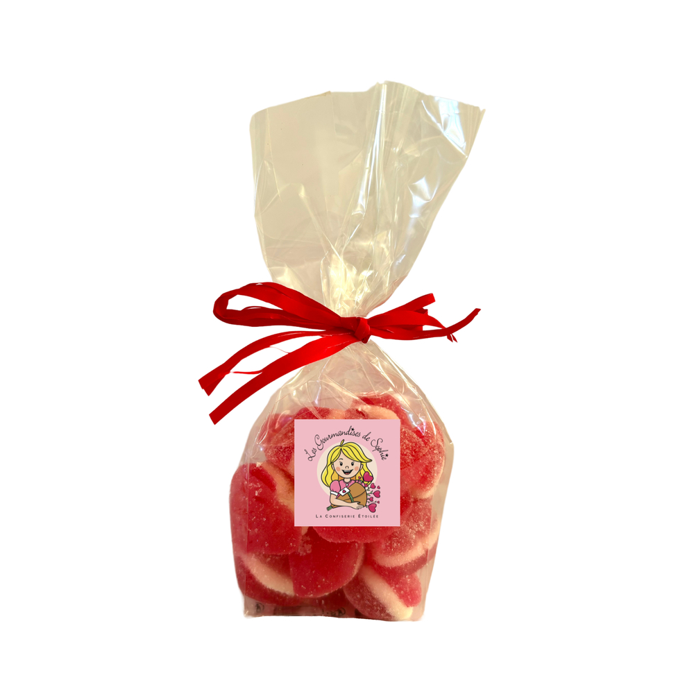 Sachet mini cœurs à la cerise - 135g